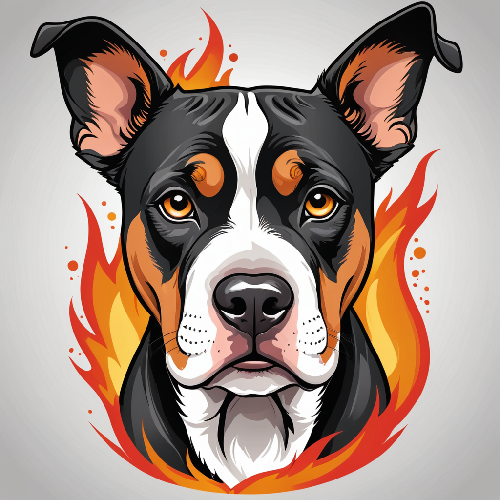 Anya, the BitBull Puppy mascot of Bone & Saucer